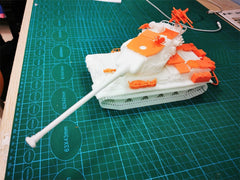 3d Printed 1/35/72 French F-series "Gascogne" AMX M4 (1954) Heavy Tank Kit