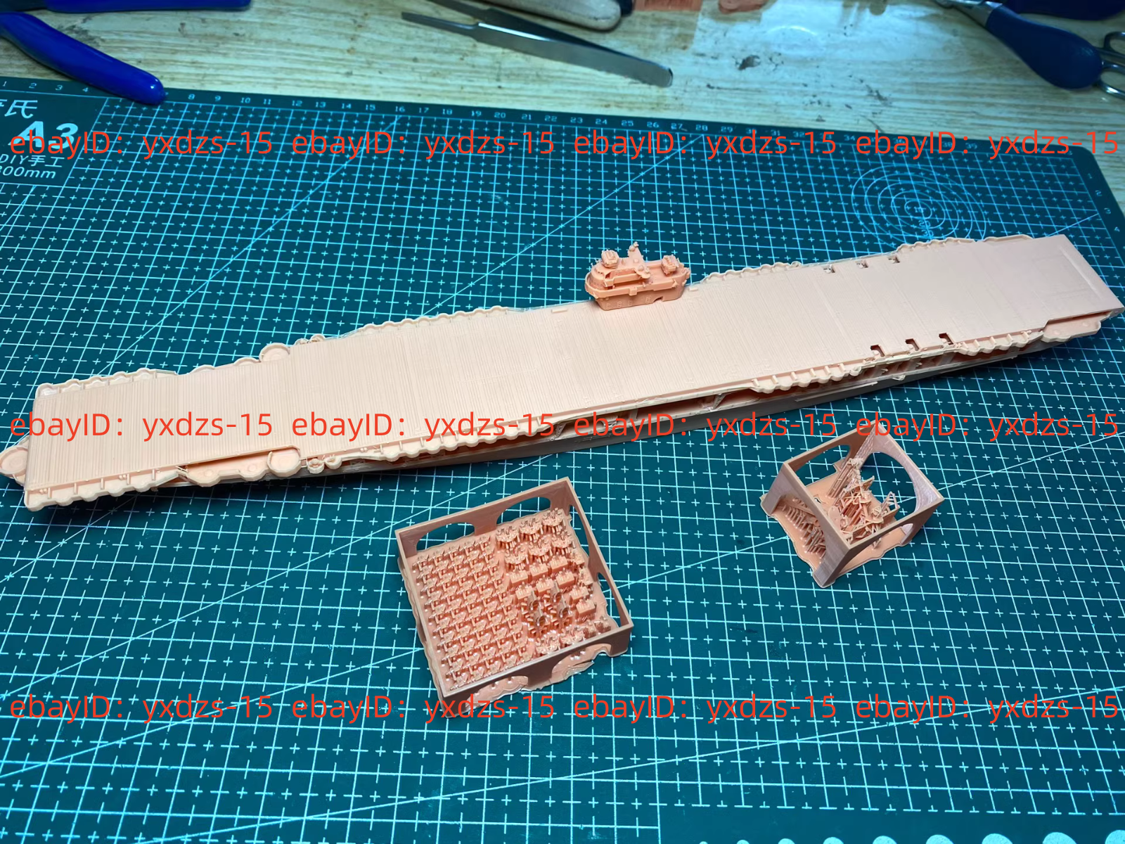 3d Printed 1/700 Uss Ranger (cv-4) Aircraft Carrier(full Hull/waterline)