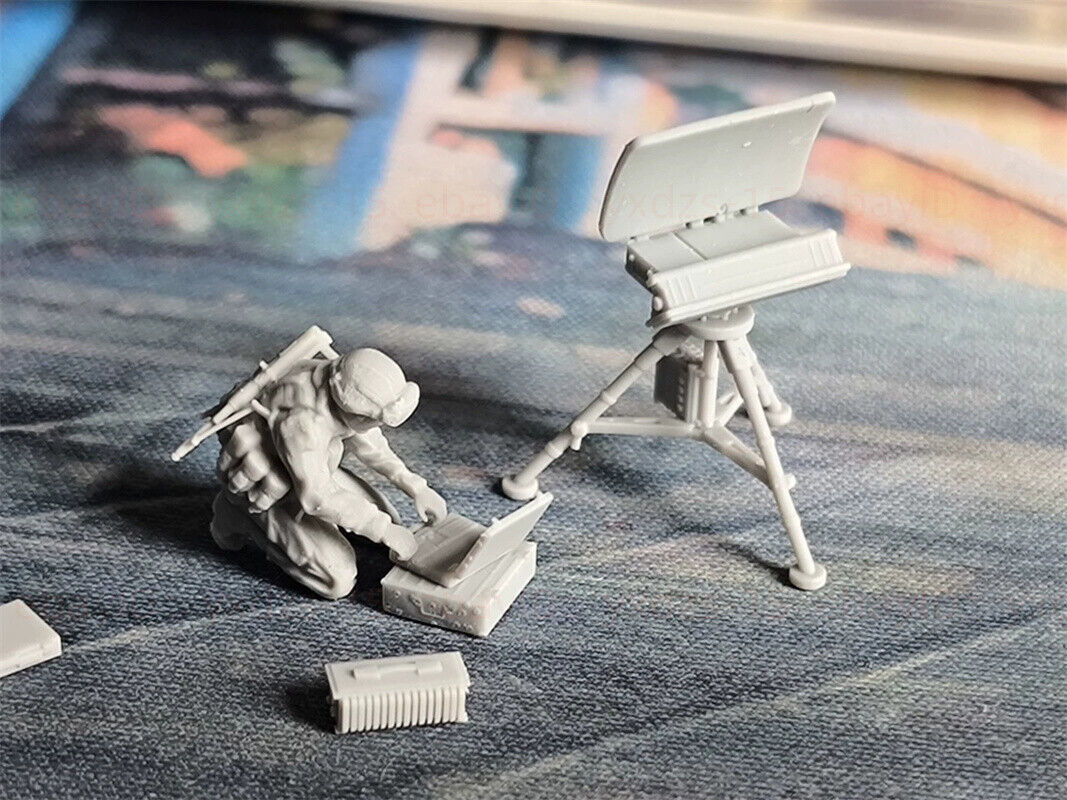 3d Printed 1/72 1L271 Counter-Battery Radar Soldier Set (Three-Person)