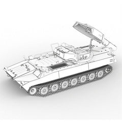 3d Printed 1/72 Russian UR-77 Meteorit Mine-Clearing Vehicle ﻿Unpainted Kit
