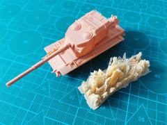 3d Printed 1/35/72 British F-series "Thunder Child" FV4005 Tank Destroyer Kit