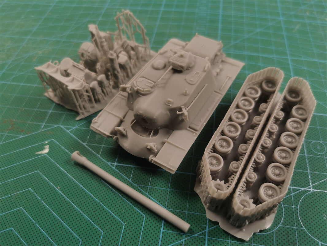 3d Printed 1/35/72 US F-series "Cardiff Blues" T110E3 Tank Destroyer Kit