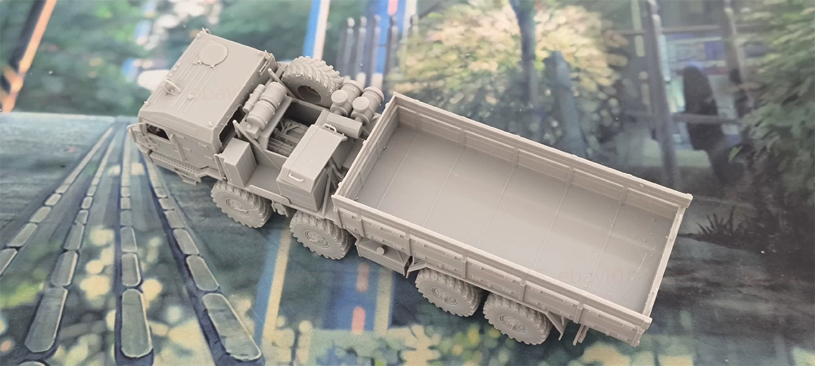 3d Printed 1/72/87 BAZ-6306 Heavy-Duty Truck ﻿Unpainted Kit