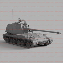 3d Printed 1/72/144 Type 83 130mm Self-Propelled Howitzer(PLZ-83) Unpainted Kit