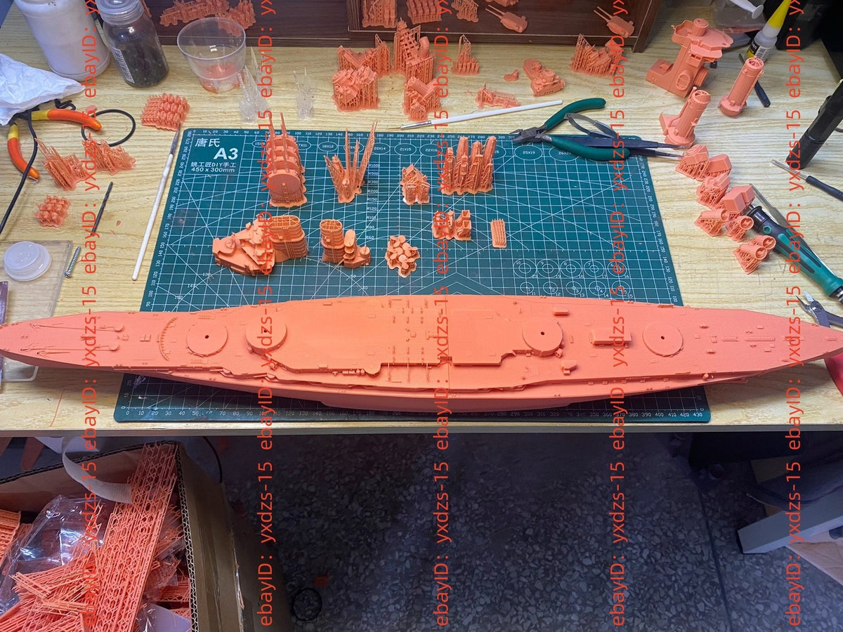3d Printed 1/350 Wwi Grosser Kreuzer Der Mackensen-klasse(full Hull/waterline)