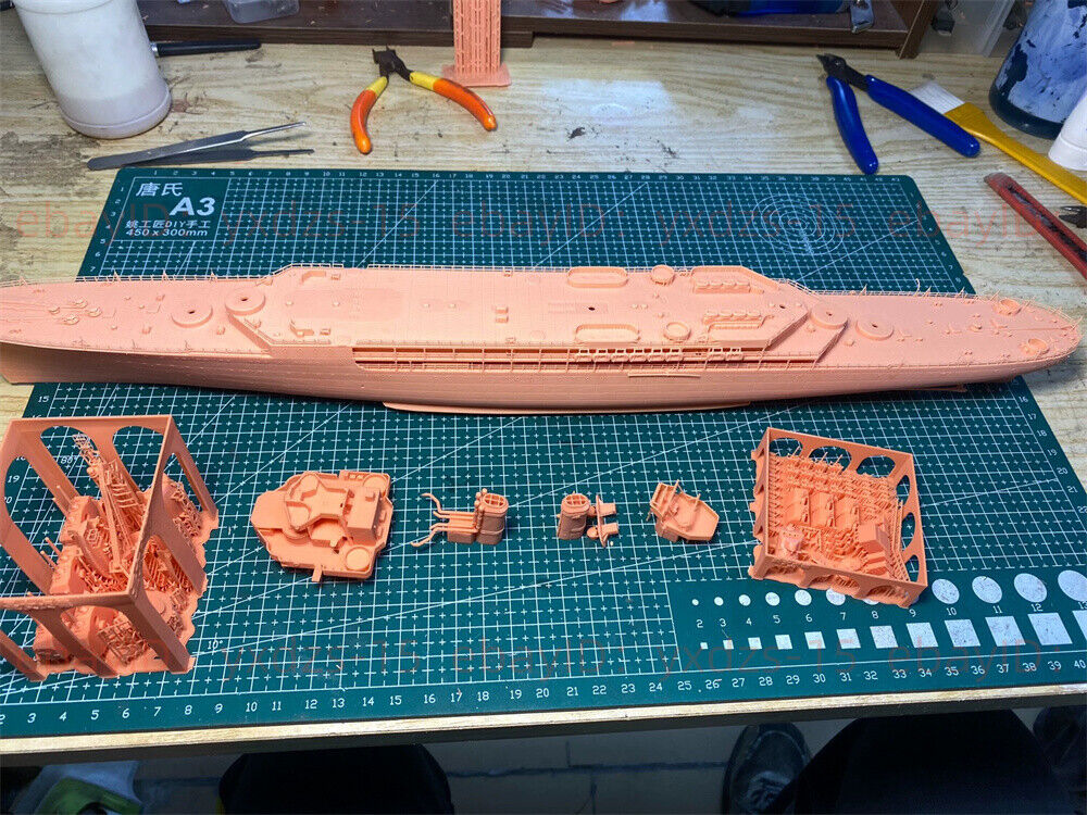 3d Printed Kits 1/350 French Cruiser Jeanne D'arc(full Hull/waterline)