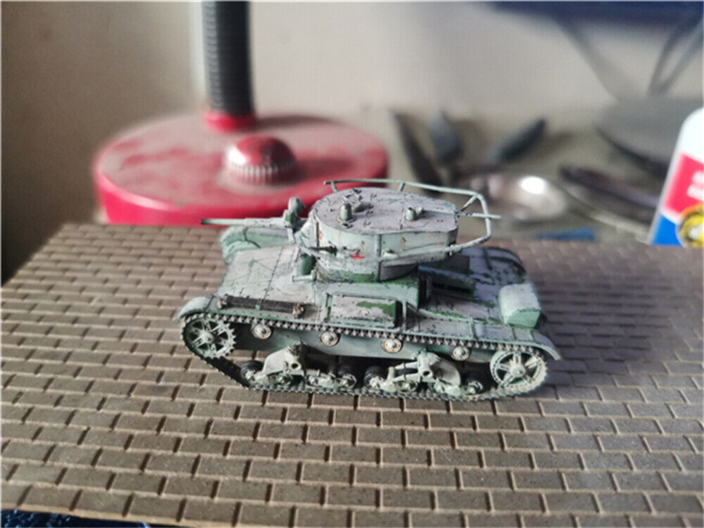 1/72 Soviet Union T-26 Light Tank Painted Finished Model