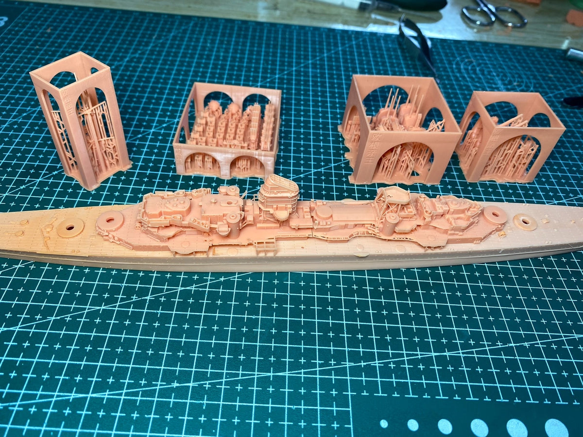 3d Printed 1/700 Prinz Eugen Heavy Cruiser(full Hull/waterline)