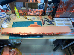 3d Printed 1/350 Ijn Seikiryu Aircraft Carrier(full Hull/waterline)