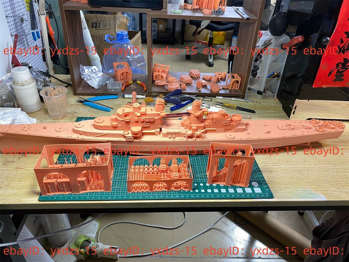 3d Printed 1/200 Atlanta Class Light Cruiser(full Hull/waterline)