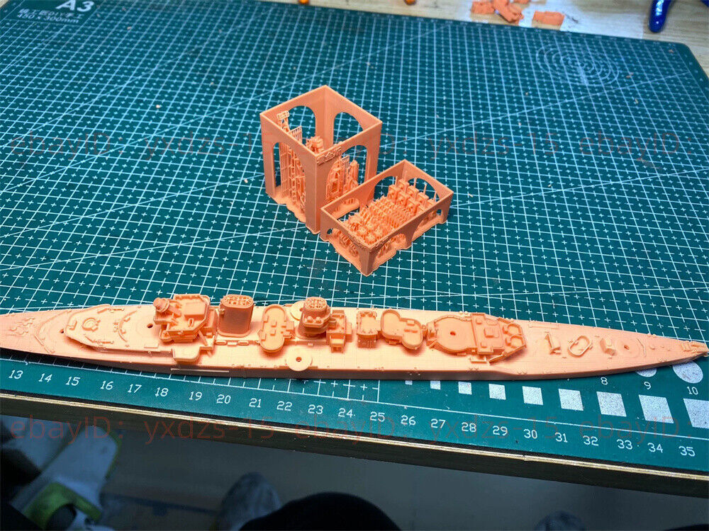 3d Printed Kits 1/700 HMS Hawkins-class Cruiser(full Hull/waterline)