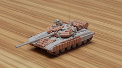 3d Printed 1/72/87 T-64BV Mod.1985 Main Battle Tank ﻿Unpainted Kit