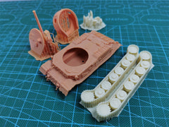 3d Printed 1/72 German Semi-Interior Skoda Tiger (P) Mounted with 105mm Gun Kit