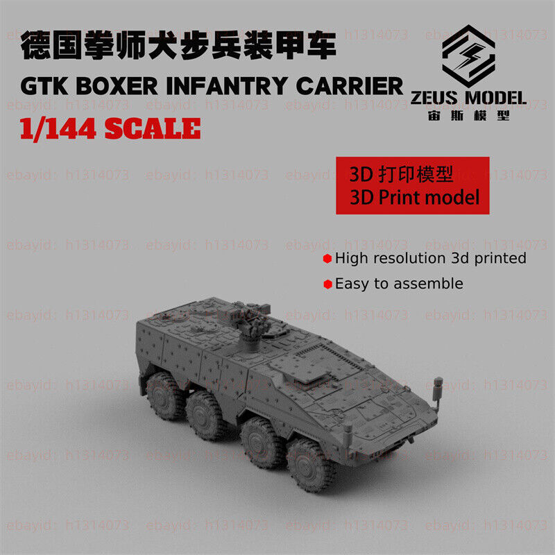 3d Printed Kit 1/144 German Boxer Infantry Armored Vehicle