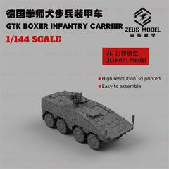 3d Printed Kit 1/144 German Boxer Infantry Armored Vehicle