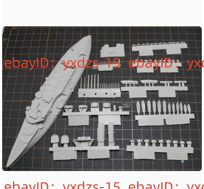 3d Printed Kit 1/700 French Battleship Bouvet(waterline)