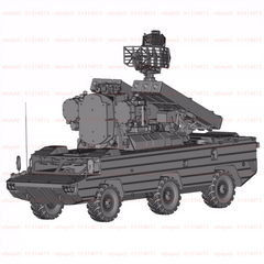 3d Printed 1/72/144 Russia SA-8 Gecko Unpainted Kit