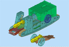 3d Printed 1/72 British Gun Carrier Self-Propelled Gun Kit
