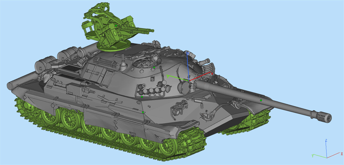 3d Printed 1/35/72 Russian F-series "Granite" IS-7 Heavy Tank Kit