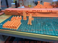 3d Printed 1/350 Wwii Italian Aircraft Carrier Aquila Eagle(full Hull/waterline)