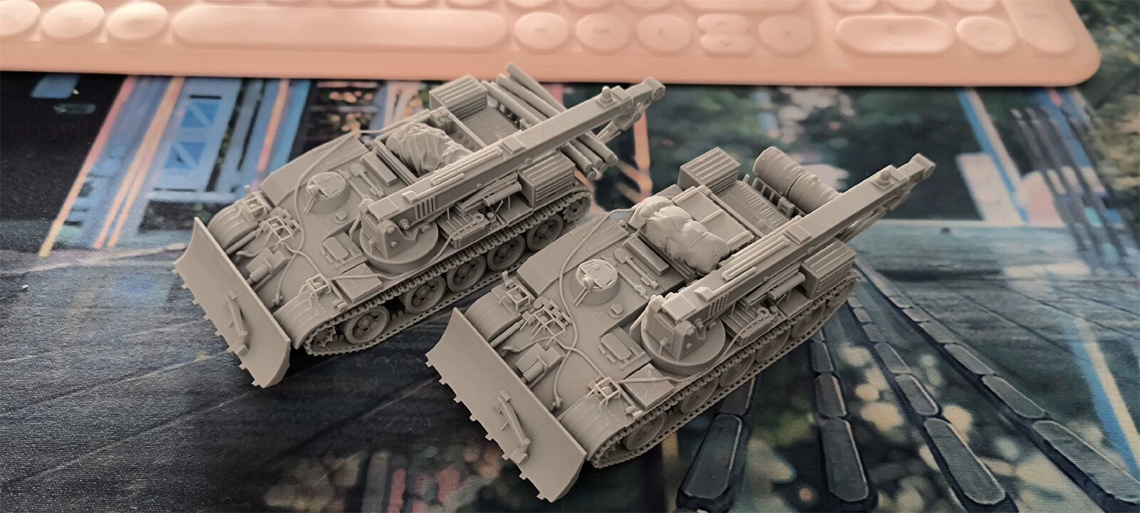 3d Printed 1/72/87 T-55TK Combat Engineering Vehicle Unpainted Kit