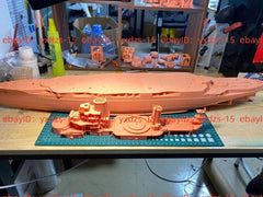 3d Printed 1/200 French Navy Bretagne Class Battleship(full Hull/waterline)