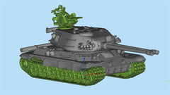 3d Printed 1/35/72 Russian F-series "Granite" ST-II Heavy Tank Kit