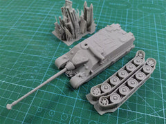 3d Printed 1/35/72 French F-series "Wild Rose" AMX-50 Foch B Tank Kit