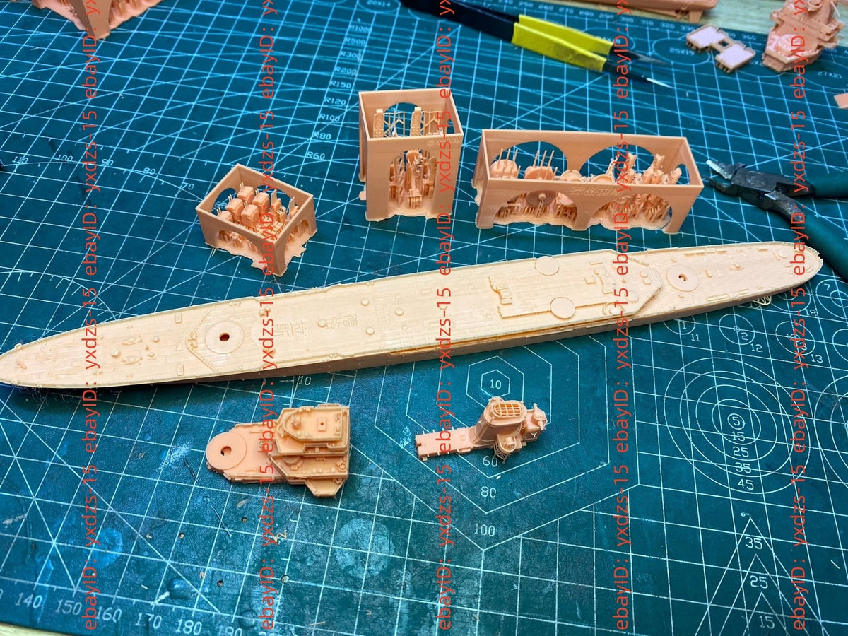 3d Printed Kits 1/700 French La Galissonniere Cruiser(full Hull/waterline)