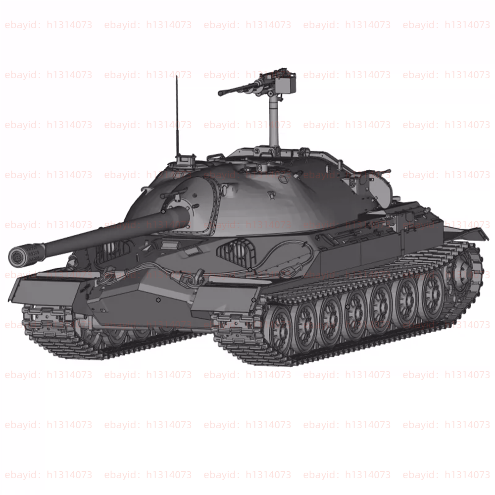 3d Printed 1/72/144 Soviet Is-7 Heavy Tank Unpainted Kit