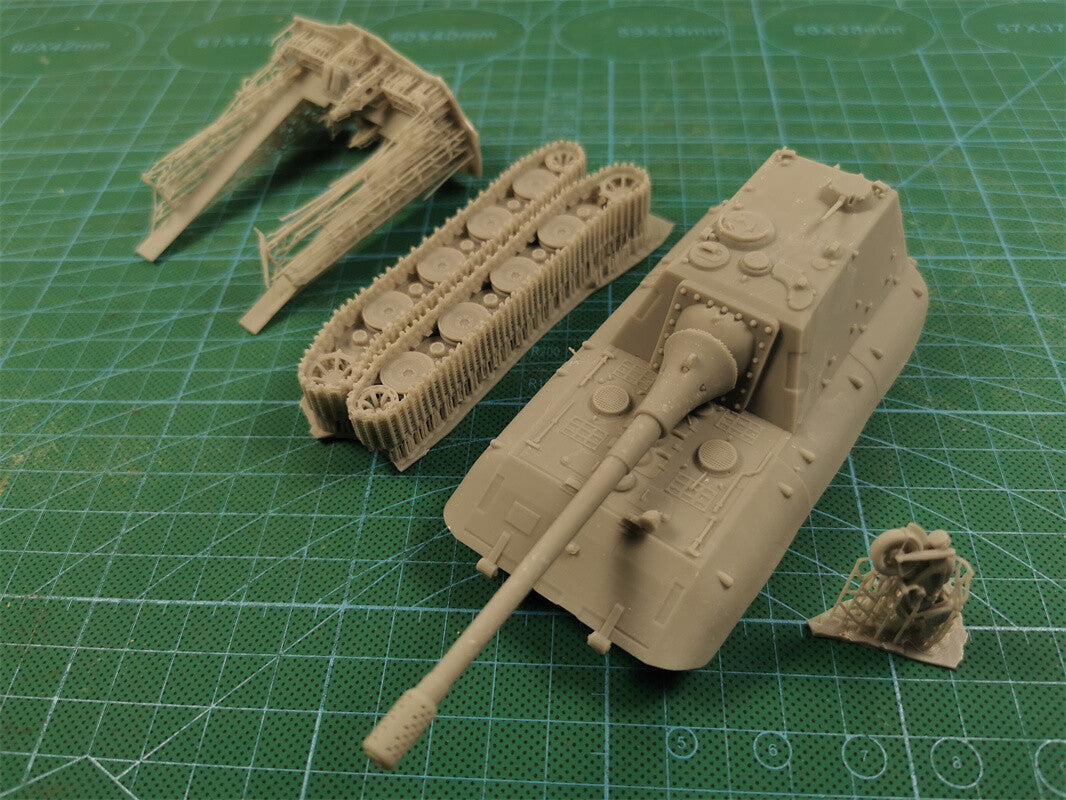 3d Printed 1/35/72 German D-series E-100 Tank Destroyer "Armored Ship" Kit