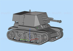 3d Printed 1/72 German Panzerkampfwagen 35R (f) ﻿Unpainted Kit