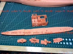 3d Printed 1/700 IJN Yukikaze Destroyer(full Hull/waterline)