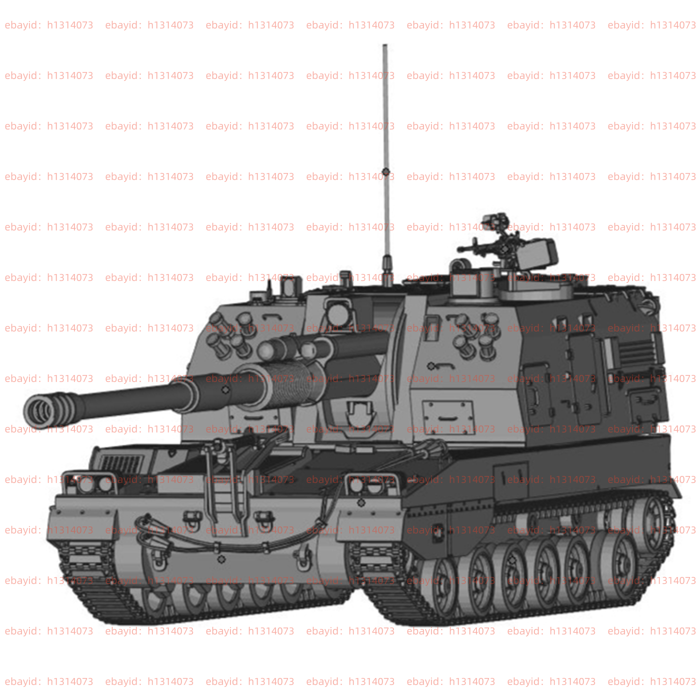 3d Printed 1/72/144 Chinese Plz-05 Self-propelled Howitzer Unpainted Kit