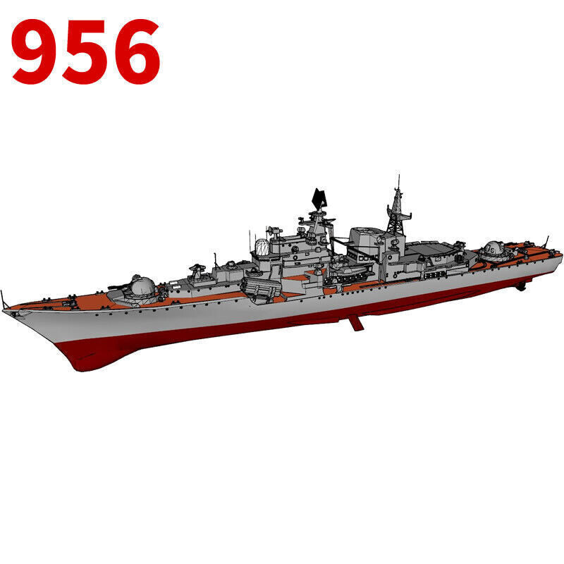 3d Printed Kit 1/700/1250/2000 Ussr Modern Class 956/956em/956u Destroyer