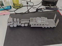 3d Printed 1/72 Serbia Fap 3232-axle Heavy-duty Trailer（no Tank） Unpainted Kit