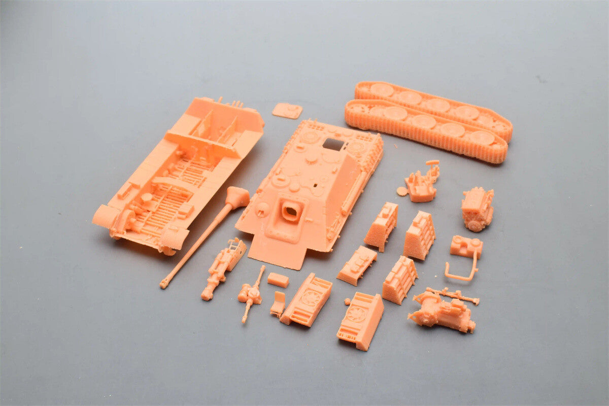 3d Printed 1/72 German Jagdpanther G2 Full Interior Tank Destroyer Kit