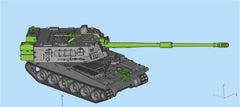 3d Printed 1/35/72 K9 Thunder Self-propelled Howitzer Kit